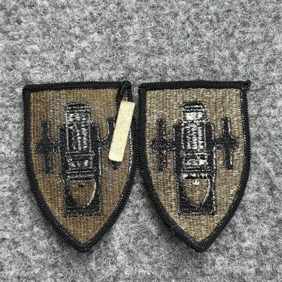 Field Artillery School OCP Class A Scorpion W2 Green Patch Pair - Lot Of (2) - Picture 3 of 5